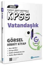 2026 KPSS Yapay Zeka Destekli Vatandaşlık Görsel Hibrit Kitap - gysakademi