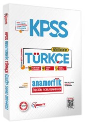 2026 KPSS Yeni Sistem Türkçe Tek Kitap Anamorfik Özgün Soru Bankası Konu Konu Dijital Çözümlü - Anamorfik Yayınları