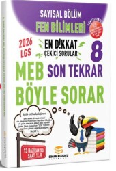 2026 LGS Sayısal Bölüm Son Tekrar Fen Bilimleri Soru Bankası - Sinan Kuzucu Yayınları