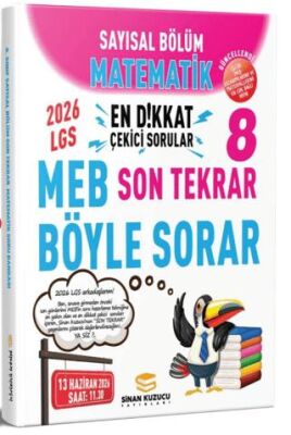 2026 LGS Sayısal Bölüm Son Tekrar Matematik Soru Bankası - 1