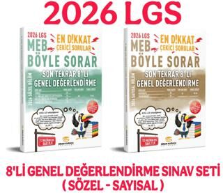 2026 LGS Son Tekrar 8`li Genel Değerlendirme Sınavı Seti Sayısal - Sözel - 1