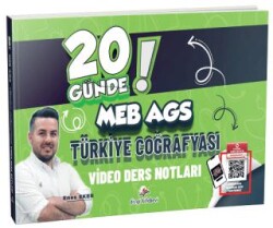 2026 MEB-AGS 20 Günde Türkiye Coğrafyası Video Ders Notları - Dizgi Kitap