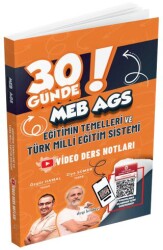 2026 MEB-AGS 30 Günde Eğitimin Temelleri ve Türk Milli Eğitim Sistemi Video Ders Notları - Dizgi Kitap