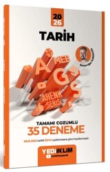 2026 MEB-AGS Ahenk Tarih Tamamı Çözümlü 35 Deneme - Yediiklim Yayınları