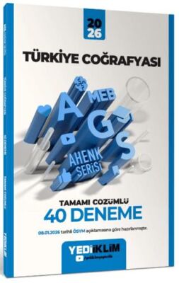 2026 MEB-AGS Ahenk Türkiye Coğrafyası Tamamı Çözümlü 40 Deneme - 1