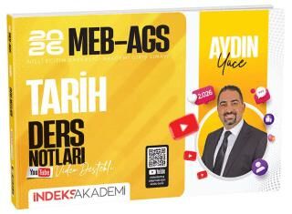 2026 MEB-AGS Akademisi Tarih Video Ders Notları - 1