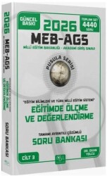2026 MEB-AGS Eğitim Bilimleri Eğitimde Ölçme ve Değerlendirme Soru Bankası Çözümlü - CBA Akademi