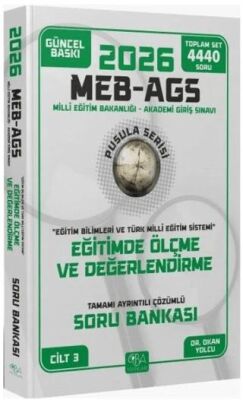 2026 MEB-AGS Eğitim Bilimleri Eğitimde Ölçme ve Değerlendirme Soru Bankası Çözümlü - 1