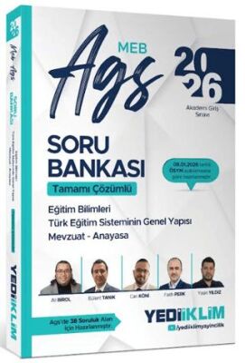 2026 MEB AGS Eğitim Bilimleri Türk Eğitim Sisteminin Genel Yapısı Mevzuat Anayasa Tamamı Çözümlü Sor - 1