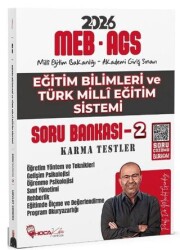 2026 MEB-AGS Eğitim Bilimleri ve Türk Millî Eğitim Sistemi Karma Testler - Soru Bankası - 2 - Hoca Kafası Yayınları