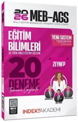 2026 MEB-AGS Eğitim Bilimleri ve Türk Milli Eğitim Sistemi 20 Deneme Çözümlü - İndeks Akademi Yayıncılık