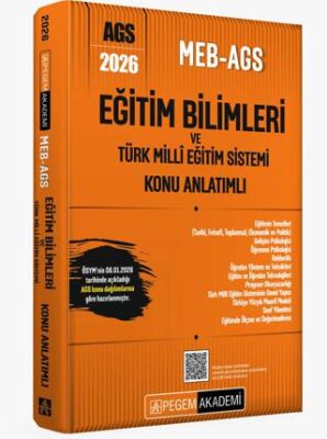 2026 MEB AGS Eğitim Bilimleri ve Türk Milli Eğitim Sistemi Konu Anlatımlı - 1