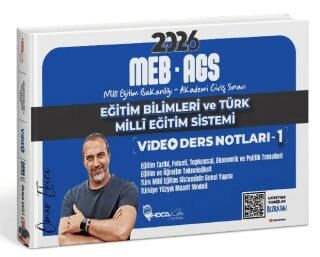2026 MEB-AGS Eğitim Bilimleri ve Türk Milli Eğitim Sistemi Video Ders Notları - 1 - 1