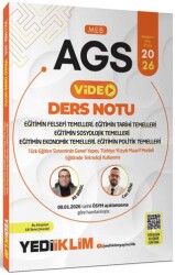2026 MEB AGS Eğitimin Temelleri ve Temel Kavramlar Türk Milli Eğitim Sisteminin Genel Yapısı, Eğitim - Yediiklim Yayınları