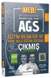 2026 MEB-AGS Eğitimin Temelleri ve Türk Milli Eğitim Sistemi Çıkmış Sorular Çözümlü - Dizgi Kitap