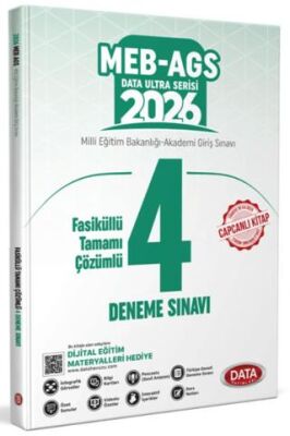 2026 MEB-AGS Fasiküllü Tamamı Çözümlü 4 Deneme Sınavı - 1