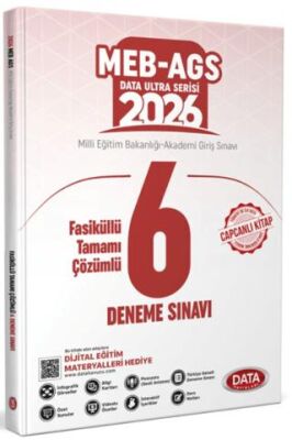 2026 MEB-AGS Fasiküllü Tamamı Çözümlü 6 Deneme Sınavı - 1