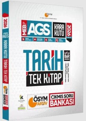 2026 MEB-AGS Kara Kutu Tarih TEK KİTAP ÖSYM Arşiv Çıkmış Soru Bankası Konu Özetli Dijital Çözümlü - 1