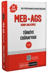 2026 MEB-AGS Konu Anlatımlı Türkiye Coğrafyası - Pegem Akademi Yayıncılık