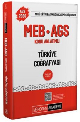 2026 MEB-AGS Konu Anlatımlı Türkiye Coğrafyası - 1