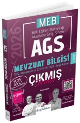 2026 MEB-AGS Mevzuat Bilgisi Çıkmış Sorular Çözümlü - Dizgi Kitap