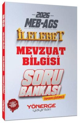 2026 MEB-AGS Mevzuat Bilgisi İlelebet Soru Bankası - 1