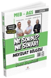 2026 MEB AGS Mevzuat Bilgisi Ne Sordu Ne Sorar Tamamı Video Çözümlü Soru Bankası - Dizgi Kitap
