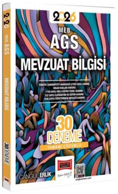 2026 MEB-AGS Mevzuat Bilgisi Tamamı Çözümlü 30 Deneme - 1