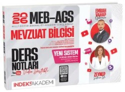 2026 MEB-AGS Mevzuat Bilgisi Video Ders Notları - İndeks Akademi Yayıncılık