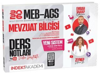 2026 MEB-AGS Mevzuat Bilgisi Video Ders Notları - 1