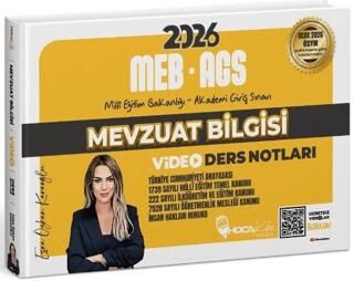2026 MEB-AGS Mevzuat Bilgisi Video Ders Notları - 1