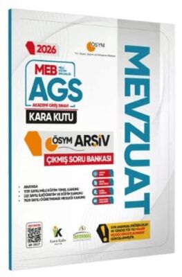 2026 MEB-AGS MEVZUAT Kara Kutu ÖSYM Çıkmış Soru Havuzu Bankası Konu Özetli Dijital Çözümlü - 1