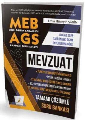 2026 MEB AGS Mevzuat Soru Bankası - 1