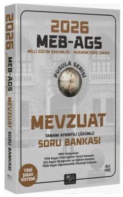 2026 MEB-AGS Mevzuat Soru Bankası Çözümlü Pusula Serisi - 1