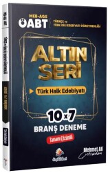 2026 MEB AGS ÖABT Altın Seri Türkçe Öğretmenliği - Türk Dili ve Edebiyatı Öğretmenliği Türk Halk Ede - Dizgi Kitap