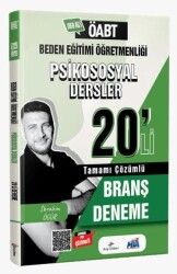 2026 MEB AGS ÖABT Beden Eğitimi Psikososyal Dersler Tamamı PDF Çözümlü 20`li Branş Deneme - Dizgi Kitap
