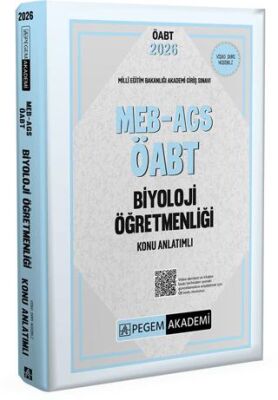 2026 MEB AGS ÖABT Biyoloji Öğretmenliği Konu Anlatımlı - 1