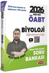 2026 MEB - AGS ÖABT Biyoloji Öğretmenliği Tamamı Video Çözümlü Soru Bankası - Data Yayınları