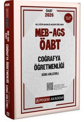 2026 MEB AGS ÖABT Coğrafya Öğretmenliği Konu Anlatımlı - 1