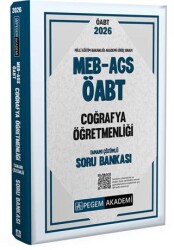 2026 MEB AGS ÖABT Coğrafya Öğretmenliği Tamamı Çözümlü Soru Bankası - Pegem Akademi Yayıncılık