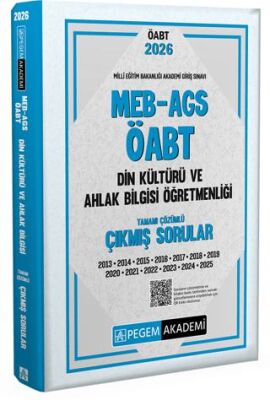 2026 MEB AGS ÖABT Din Kültürü ve Ahlak Bilgisi Tamamı Çözümlü Çıkmış Sorular - 1