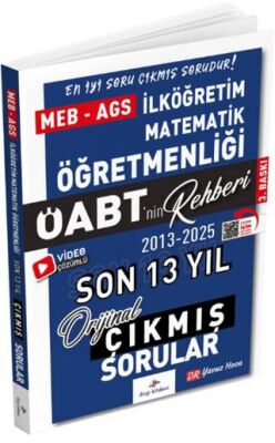2026 MEB AGS ÖABT İlköğretim Matematik ÖABT`nin Rehberi Konularına Göre Tasnif Edilmiş Son 13 Yıl Or - 1