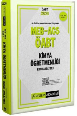 2026 MEB AGS ÖABT Kimya Öğretmenliği Konu Anlatımlı - 1