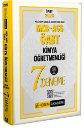 2026 MEB AGS ÖABT Kimya Öğretmenliği Tamamı Çözümlü 7 Deneme - Pegem Akademi Yayıncılık