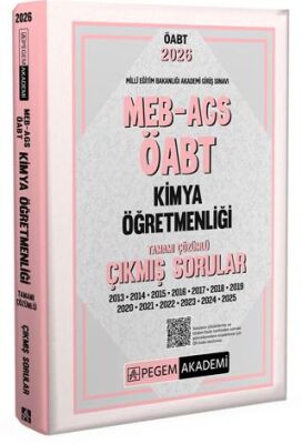 2026 MEB AGS ÖABT Kimya Öğretmenliği Tamamı Çözümlü Çıkmış Sorular - 1