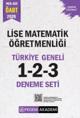 2026 MEB AGS ÖABT Lise Matematik Öğretmenliği Tamamı Çözümlü Türkiye Geneli 1-2-3 3`lü Deneme Seti - 1