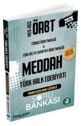 2026 MEB AGS ÖABT Meddah Türk Halk Edebiyatı Tamamı Çözümlü Soru Bankası - Dizgi Kitap