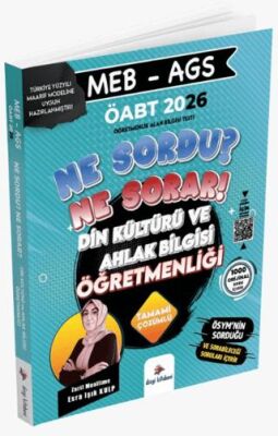 2026 MEB AGS ÖABT Ne Sordu Ne Sorar Din Kültürü ve Ahlak Bilgisi Öğretmenliği Tamamı Pdf Çözümlü Sor - 1
