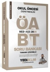 2026 MEB AGS ÖABT Okul Öncesi Öğretmenliği Soru Bankası Tamamı Çözümlü - Yediiklim Yayınları