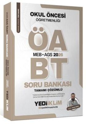 2026 MEB AGS ÖABT Okul Öncesi Öğretmenliği Soru Bankası Tamamı Çözümlü - 1